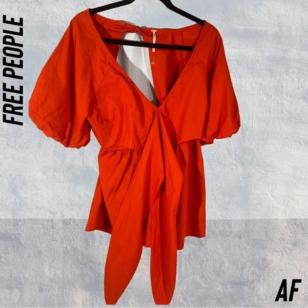 FREE PEOPLE MINI DRESS TUNIC IN SUNBURST NEW LARGE